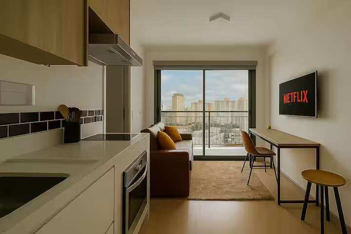 Apartamento para alugar com 1 quarto, 25m² - ,