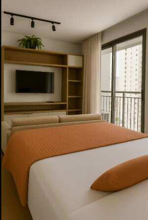 Apartamento para alugar com 1 quarto - ,